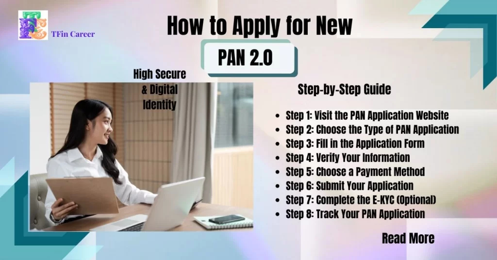 Steps to Apply for New PAN 2.0 Online