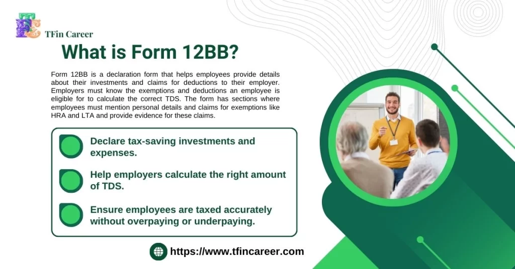 What is Tax Declaration Form 12BB?